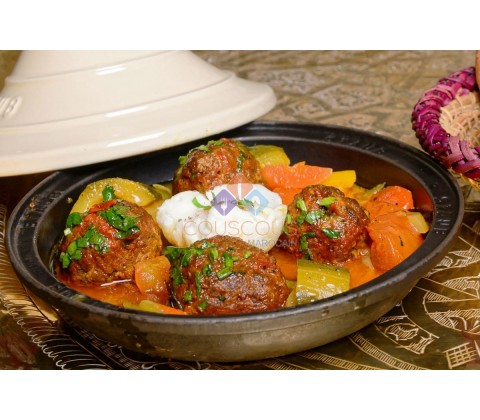 Tajine Kefta au Bœuf et ratatouille de Tunis en livraison et a emporter