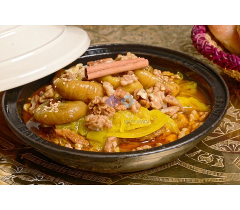 Tajine d'Agneau Figues et Noix en livraison et a emporter