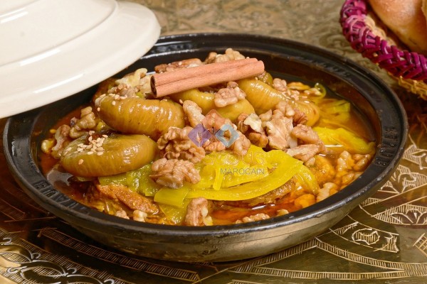 Tajine d'Agneau Figues et Noix en livraison et a emporter