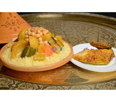 Couscous Box Poulet Fermier, livraison couscous box et plateau repas