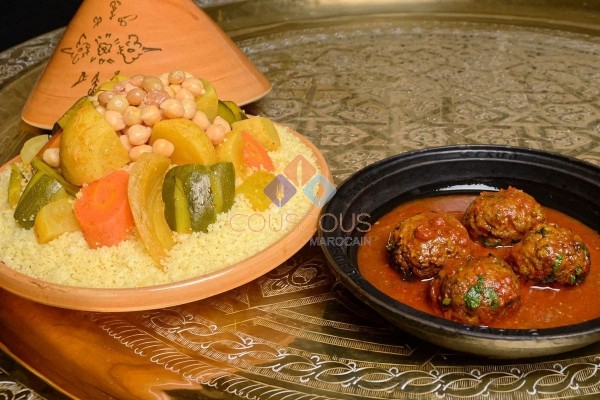 Couscous Box Boulettes Kefta Bœuf, livraison couscous box et plateau repas