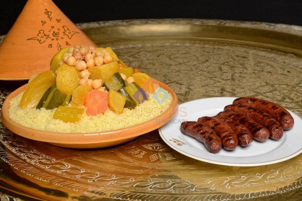 Couscous Box Merguez, livraison couscous box et plateau repas