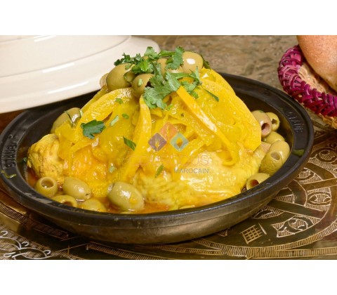 Tajine Box Poulet Fermier Olives et Citron Confit