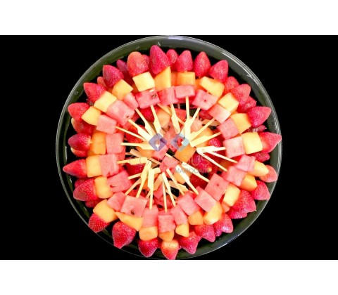 Fruits Frais en Brochettes Rainbow