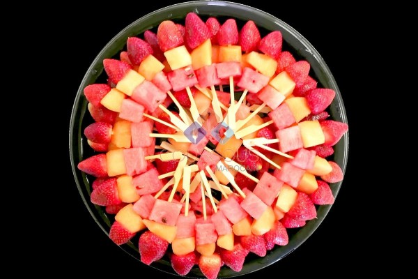 Fruits Frais en Brochettes Rainbow