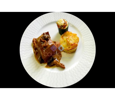 Carré de Veau aux Echalottes et Cèpes
