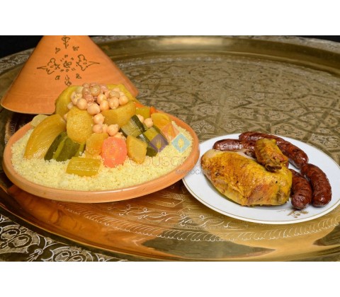 Couscous Poulet fermier Merguez en livraison et a emporter