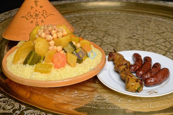 Couscous Brochettes Merguez en livraison et a emporter