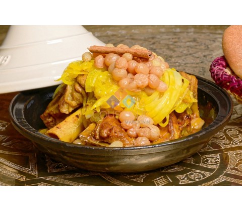 Tajine Agneau Fès-Corinthe en livraison et a emporter